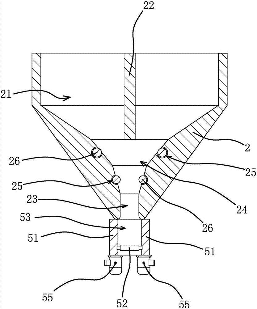 Rust removing device for scaffold steel pipe