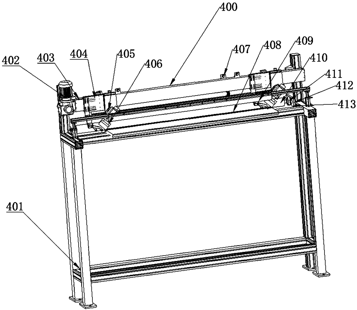 Ultrasonic cutting device applied to glue material length-determining and trimming