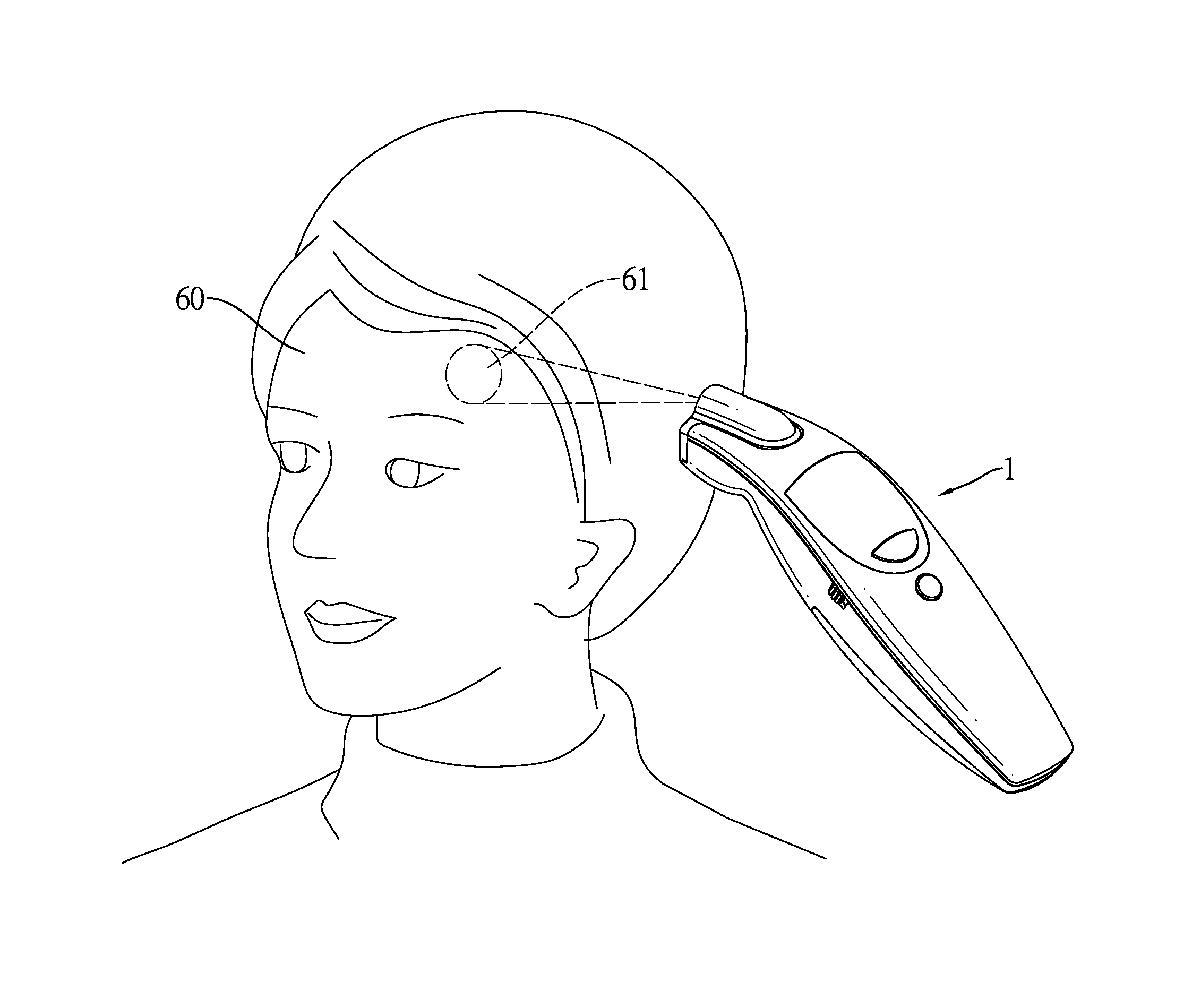 Forehead thermometer