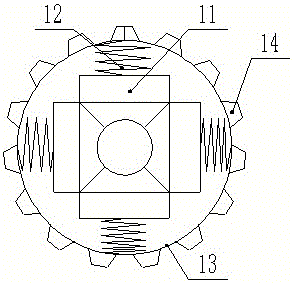 Lamp pole processing device