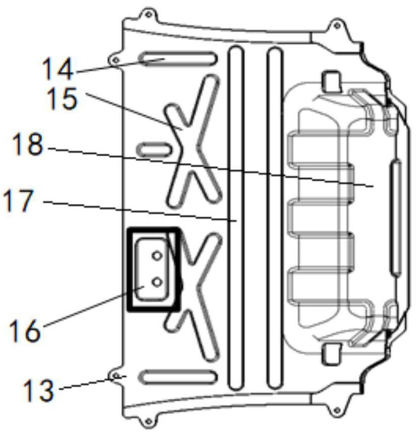 GMT rear floor structure of small vehicle