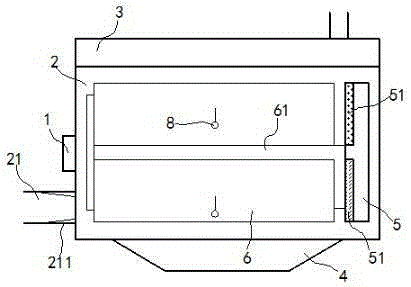 Dust remover provided with electrostatic wheel