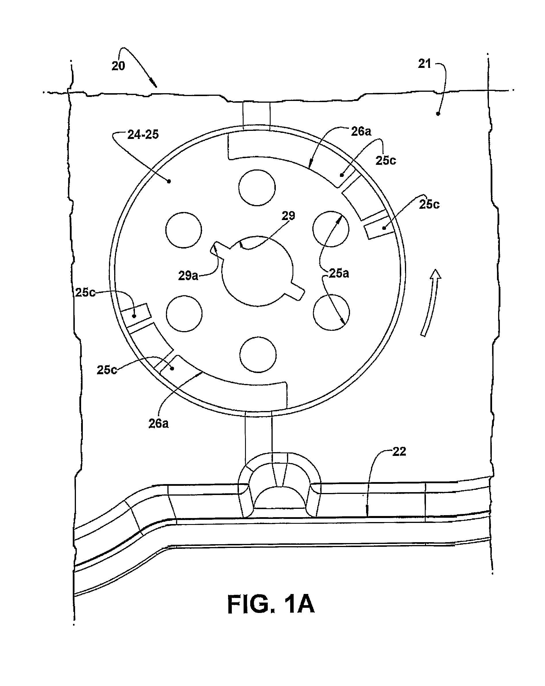 Arrangement of filter assembly for water dispensing-storage device