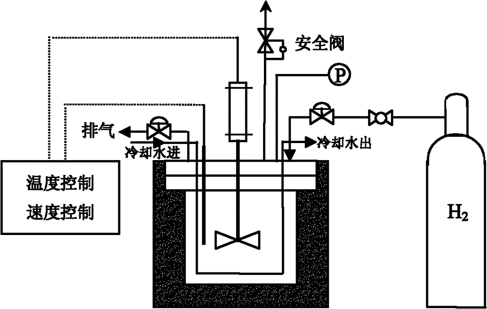 Method for preparing biological oil from algae biomass through direct catalytic liquefaction method