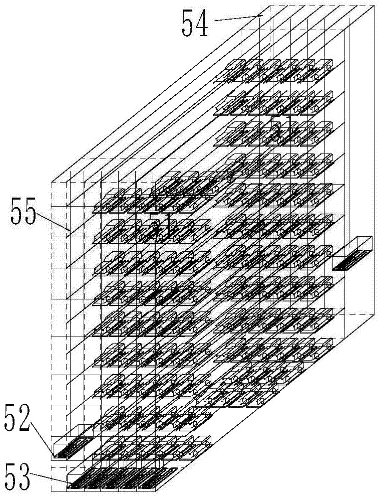 Two-column and N-row inner drive spherical wheel type tower type three-dimensional garage