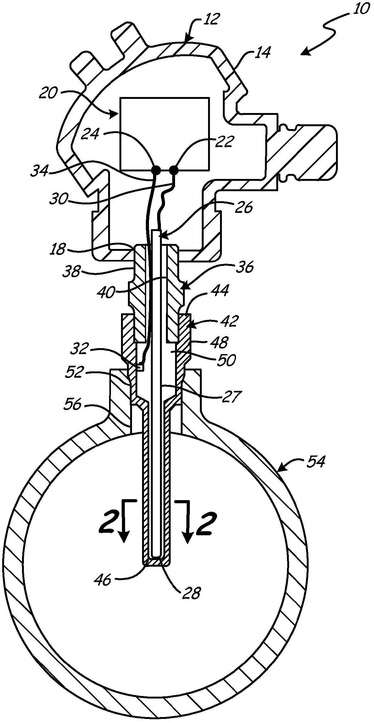 Thermowell vibration frequency diagnostic