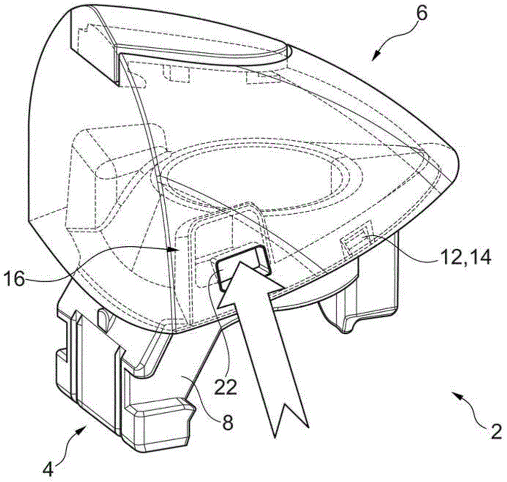 Clamping device, locking cylinder arrangement and motor vehicle