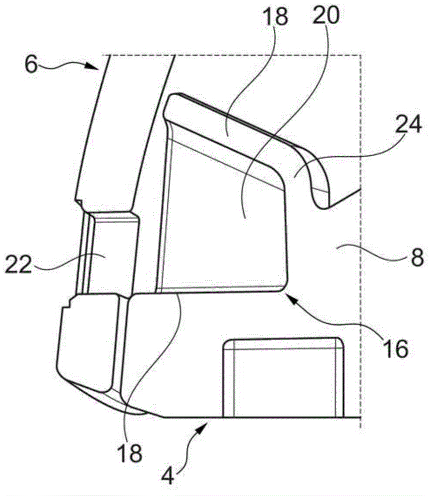 Clamping device, locking cylinder arrangement and motor vehicle