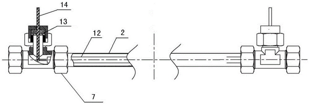 Pipeline type automatic constant-temperature device for high-pressure fluid