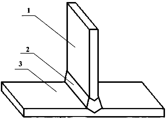 A kind of fiber-reinforced polymer-based composite material T-joint and its manufacturing method