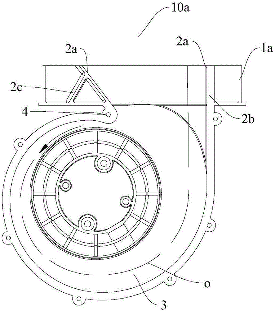 Volute of range hood and range hood