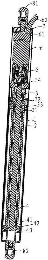 Intelligent electric driving cylinder device