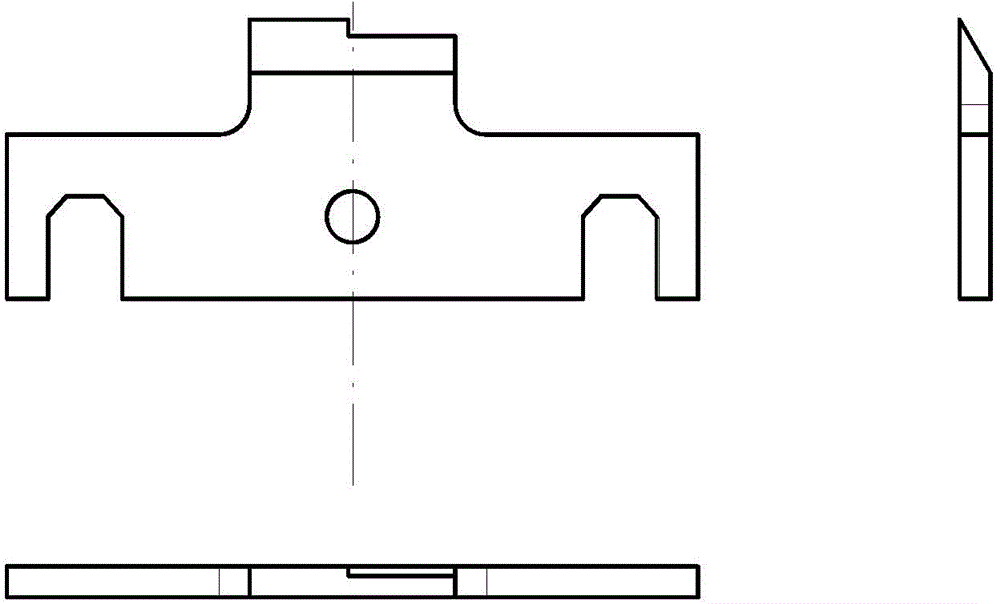 Device for measuring test hole compression deformation