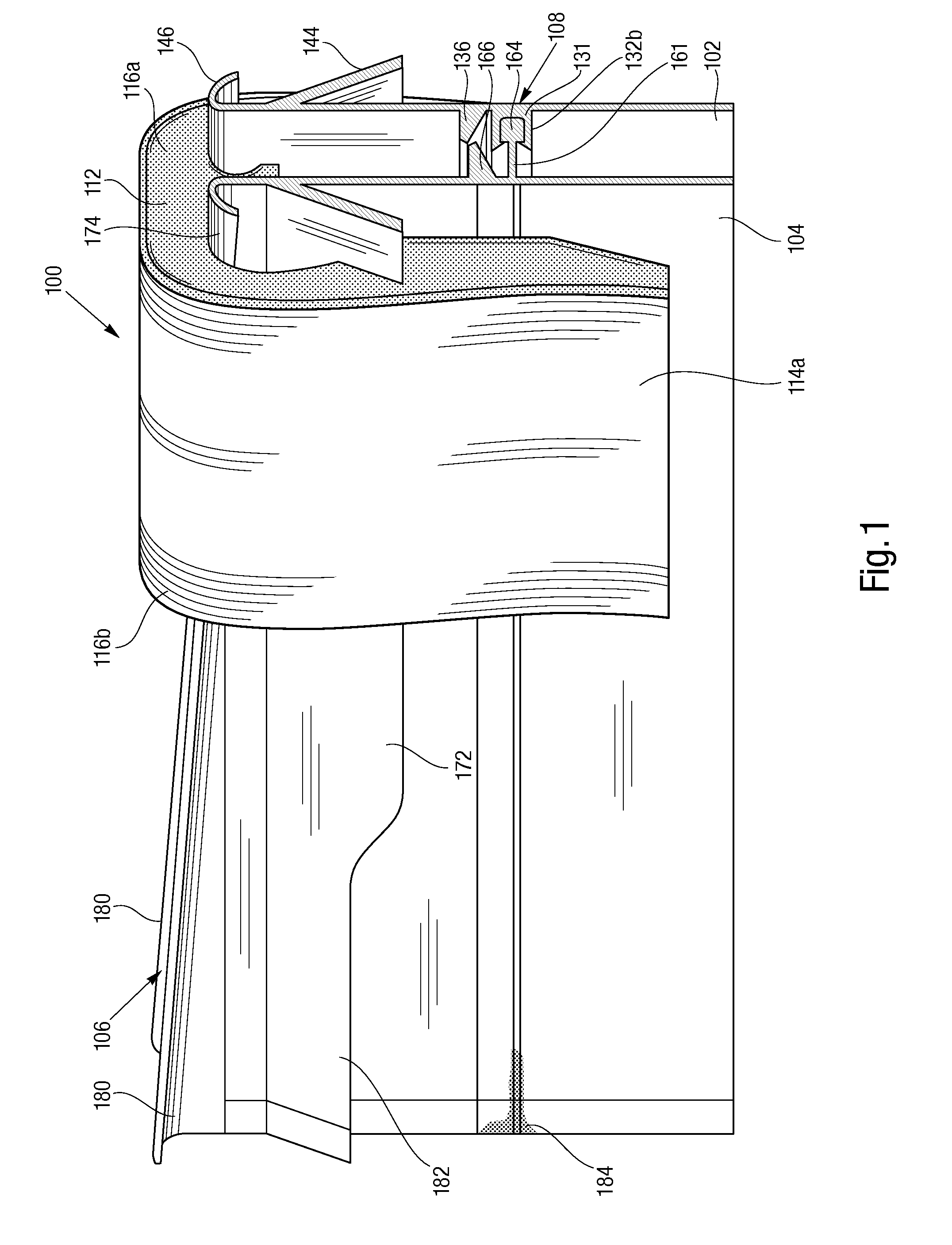 Closure with a slider for bag