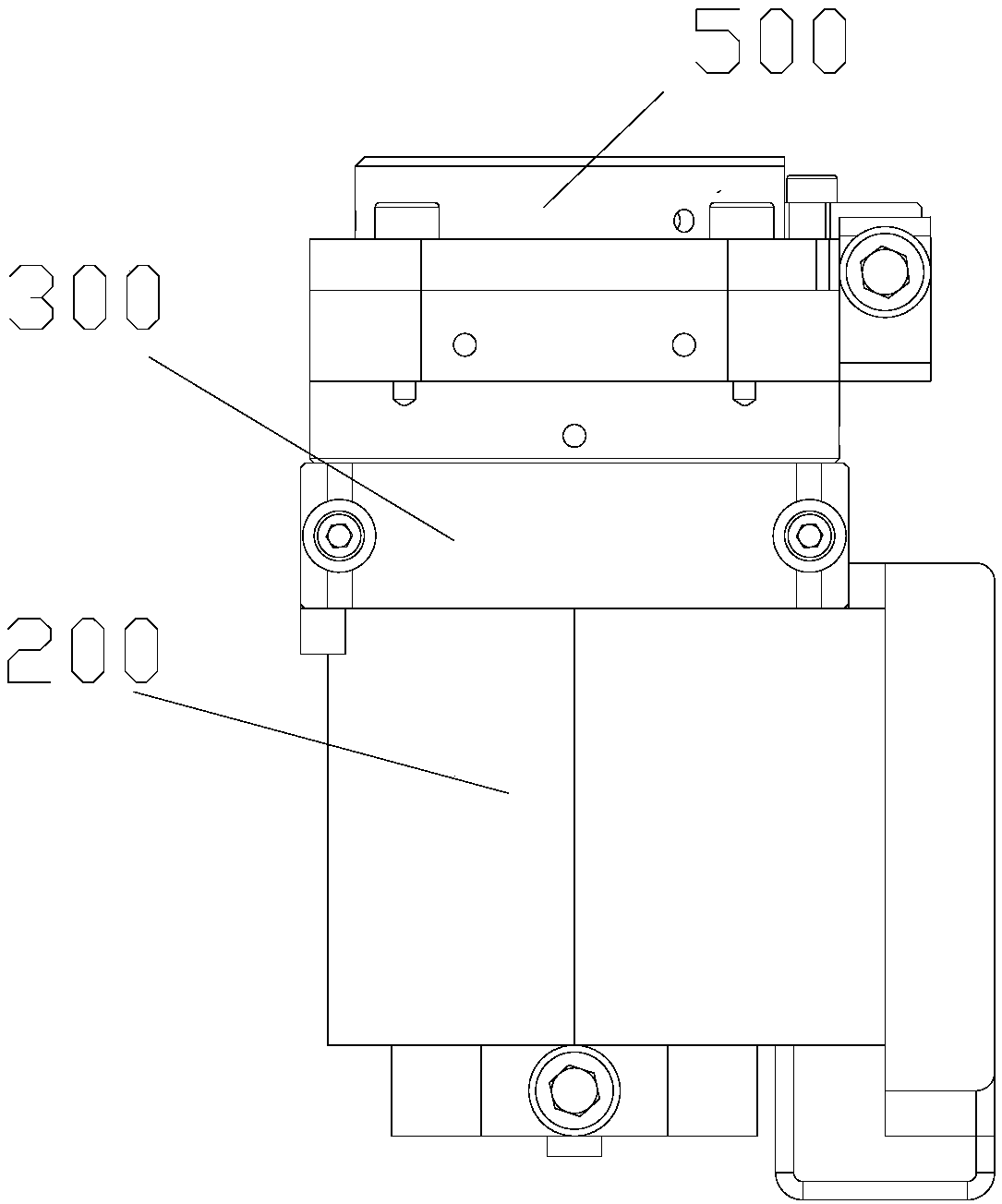 Linear light source and line scanning camera colinear adjusting device