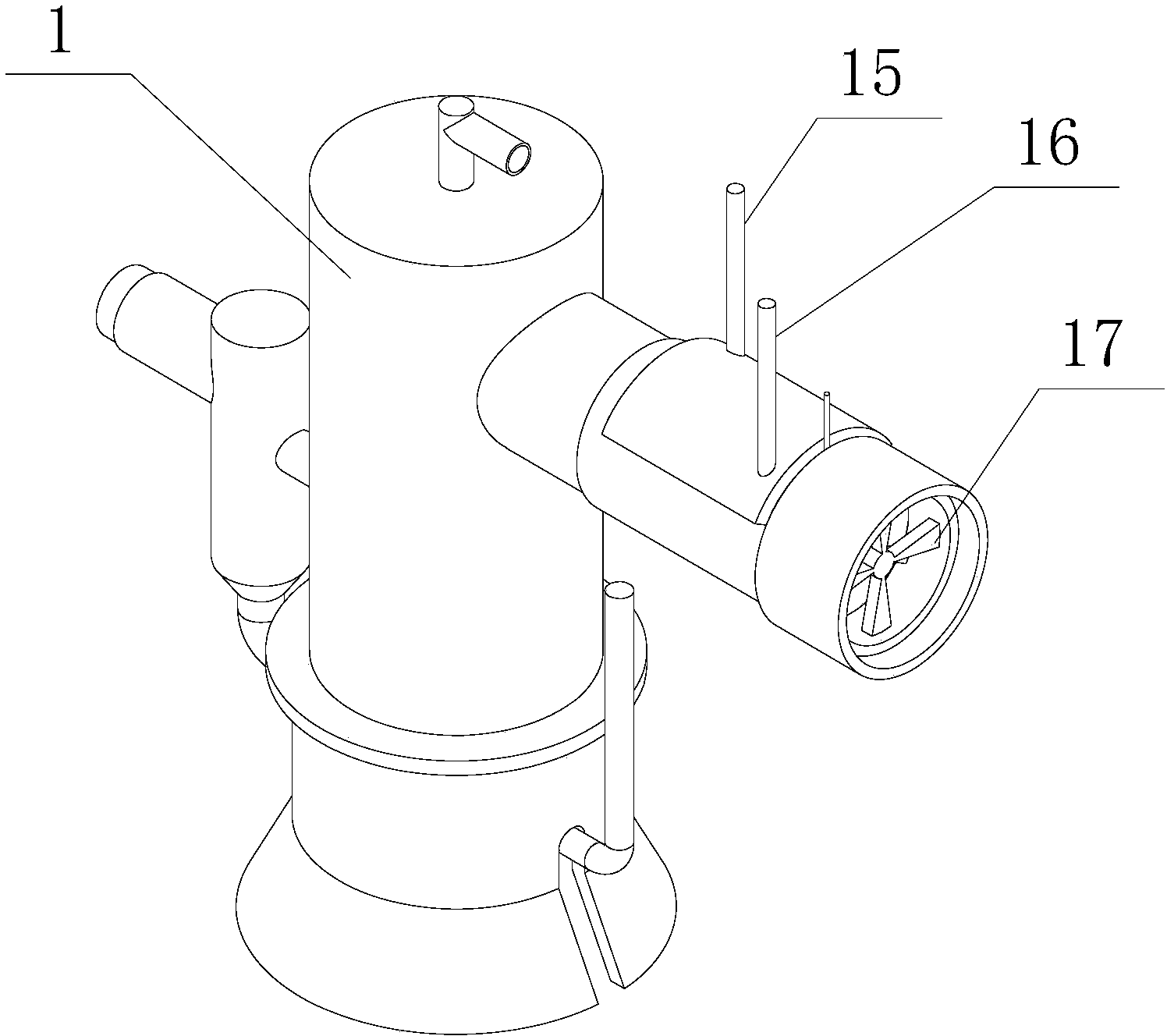 Gas turbine air filter and application method thereof