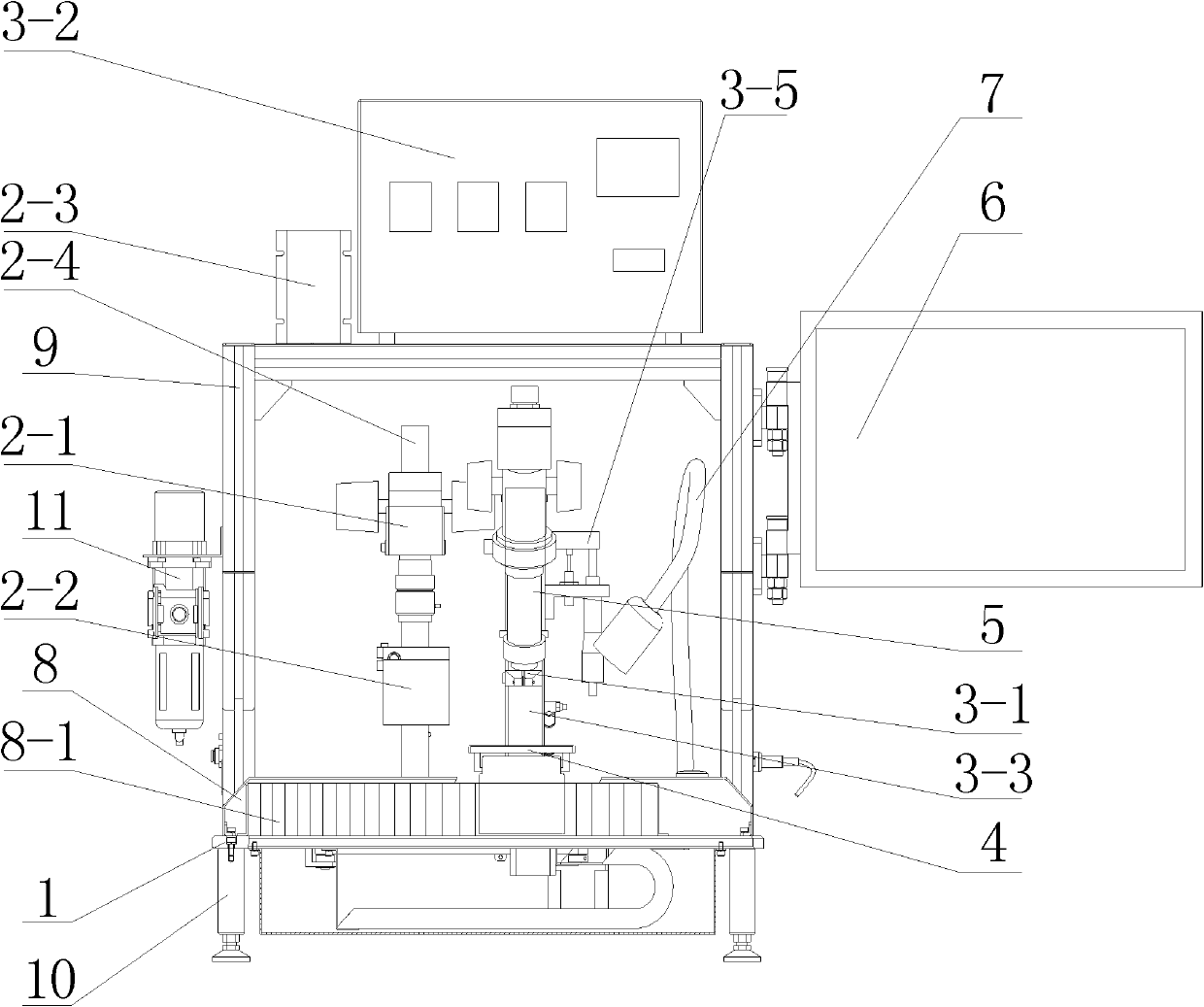 Full-automatic visual spot-welding robot