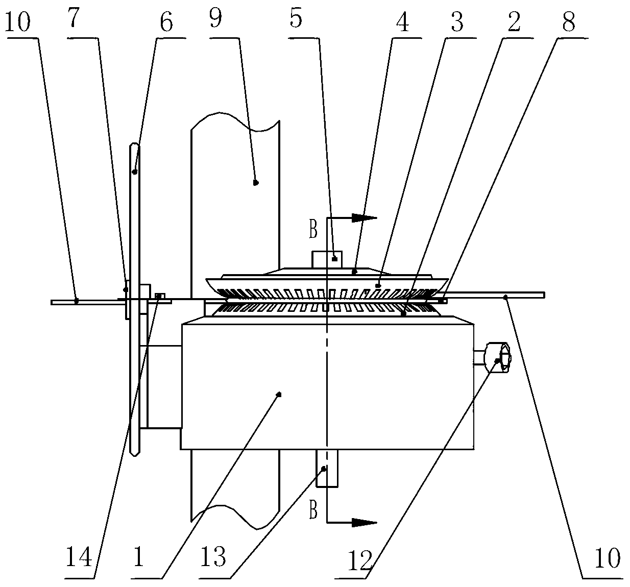 Mechanical-damping-type yarn tensioner without skimming wear