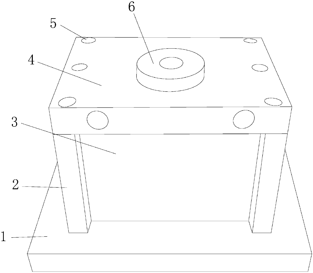 Automobile part fixture device