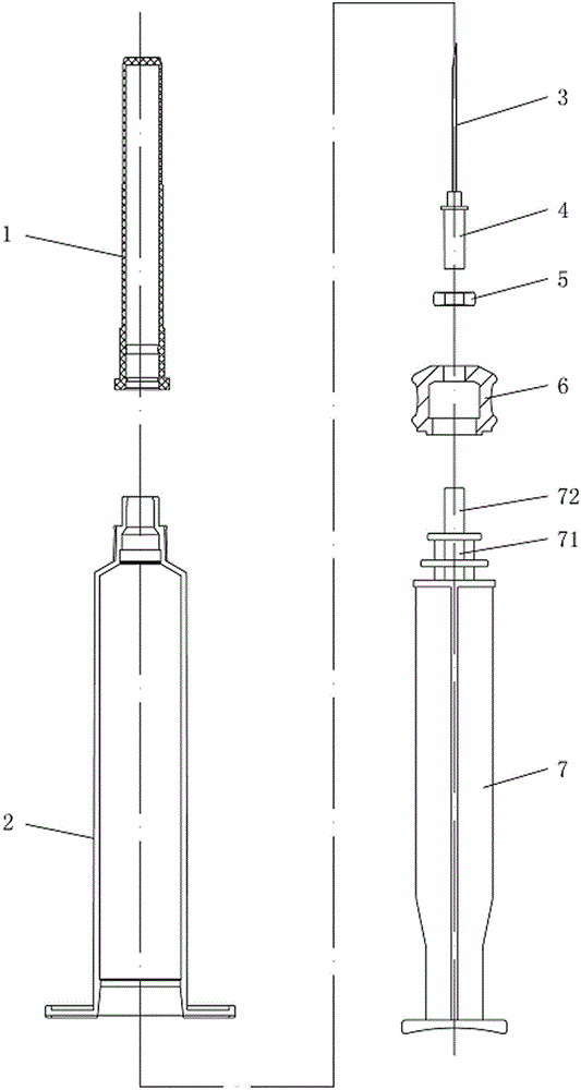 Novel push-out self-destructive injector