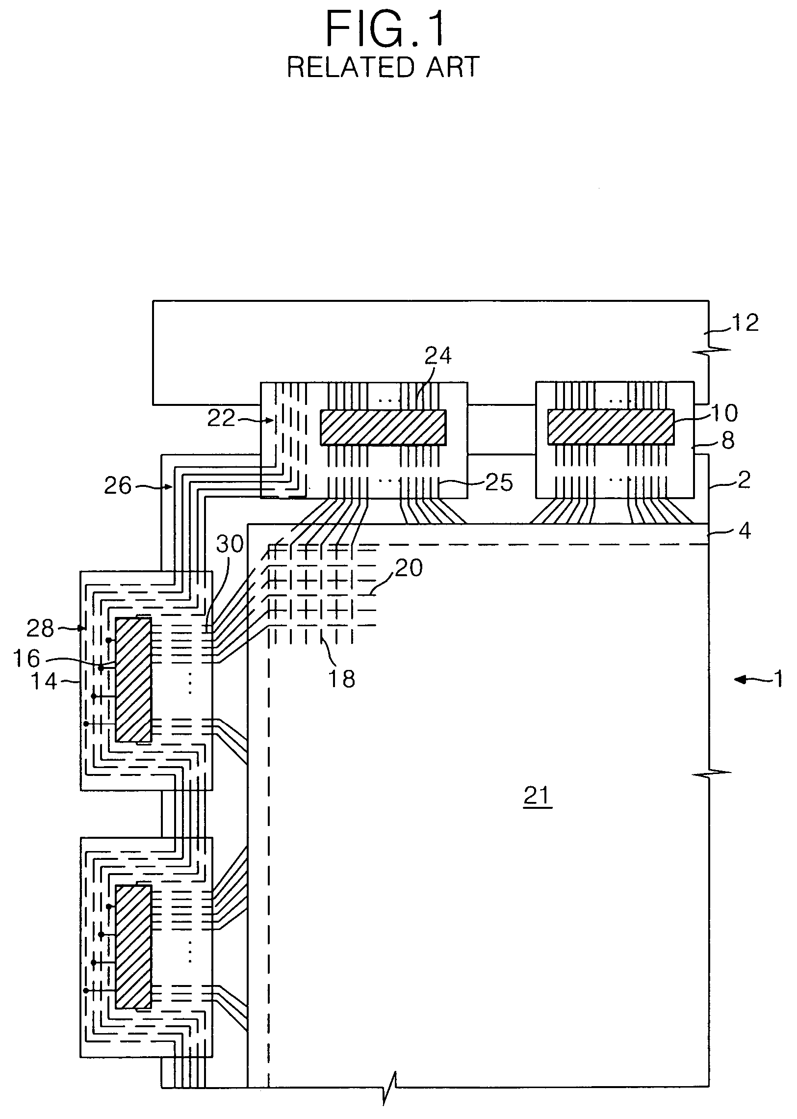 Liquid crystal display device with voltage compensator