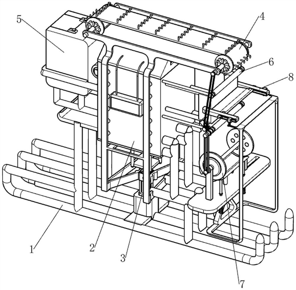 Superfine fiber production device based on jet spinning method principle