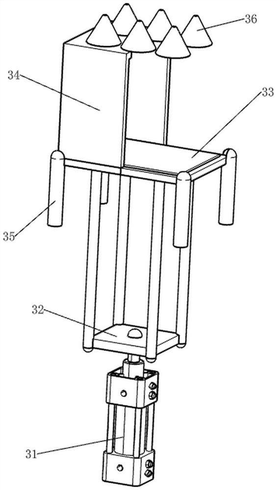 Superfine fiber production device based on jet spinning method principle