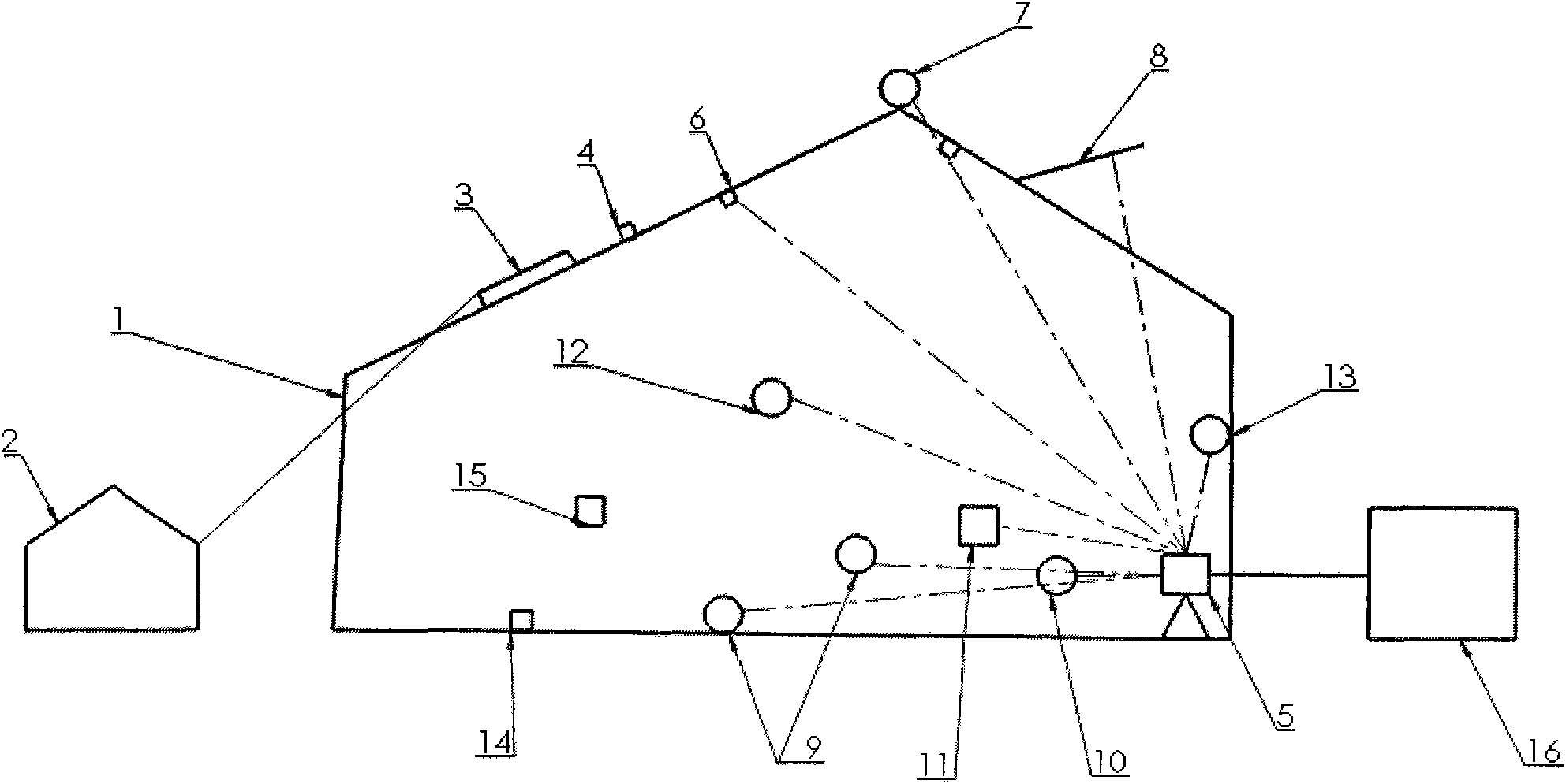 Intelligent photovoltaic greenhouse monitoring system and monitoring method