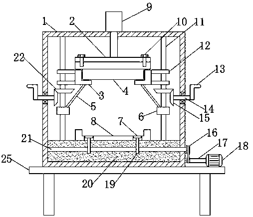 Car stamping device with safety protection function