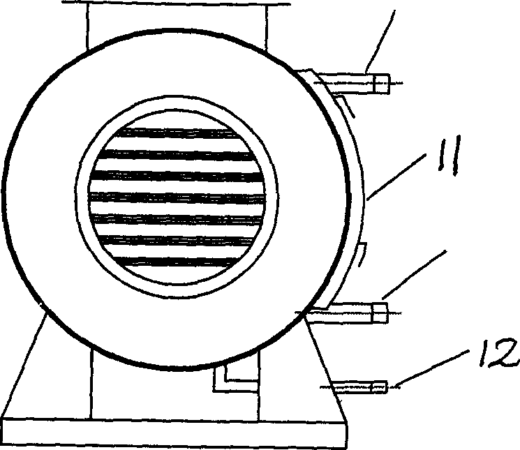 Drum type air treating machine set