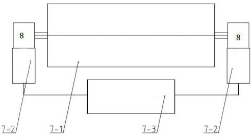 Tension measuring device, system and method for tension straightening of strip cleaning tension straightening unit