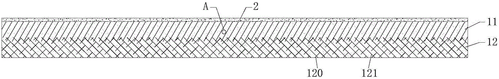 Degradable environment-friendly non-woven adhesive lining containing bamboo activated carbon powder and preparation method thereof