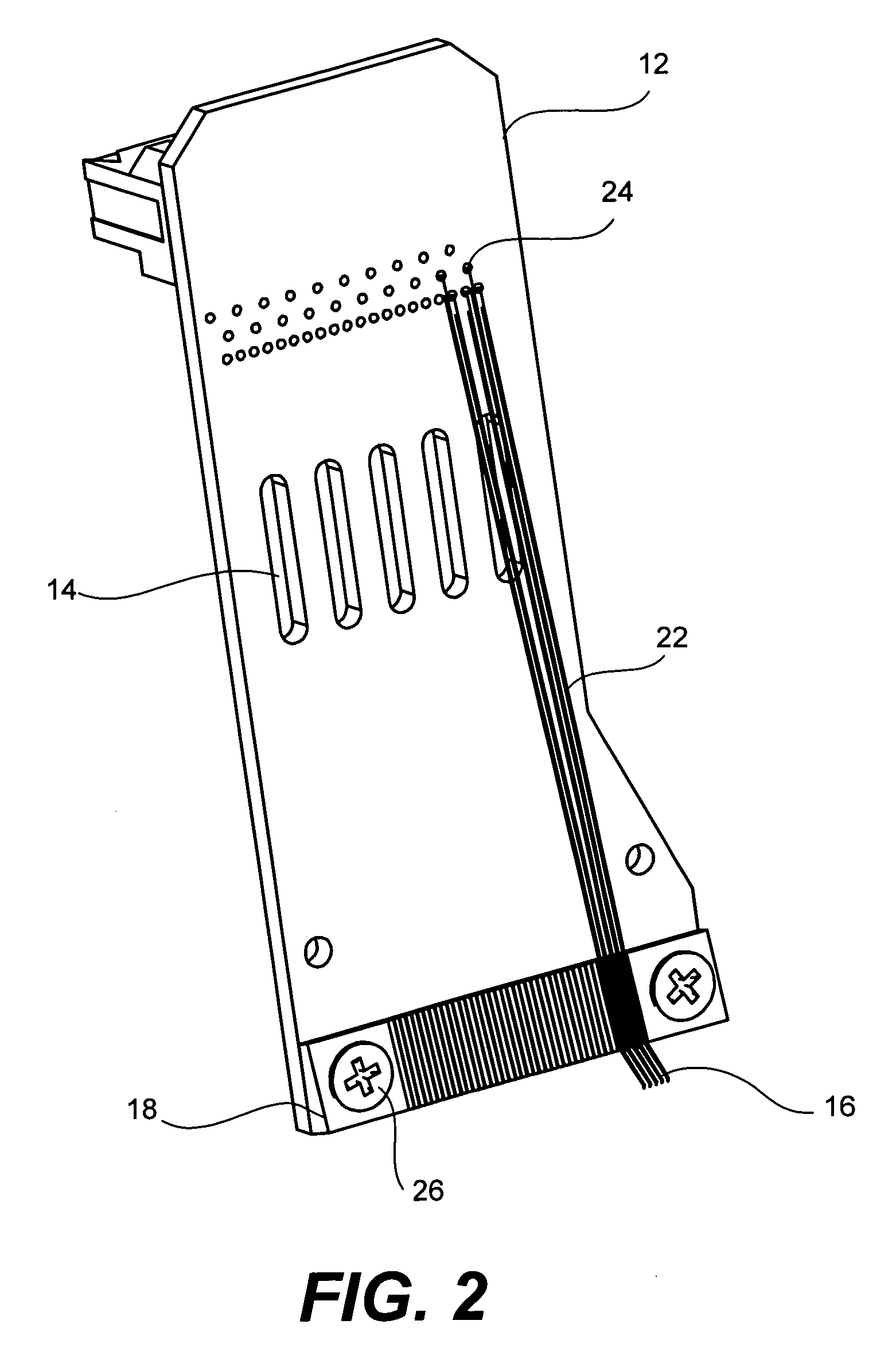 Vertical probe card and air cooled probe head system