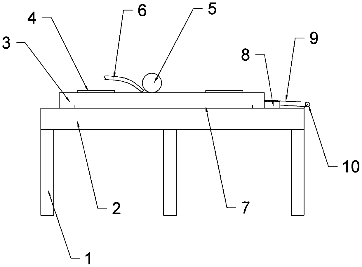 Ceramsite wallboard cutting and forming device