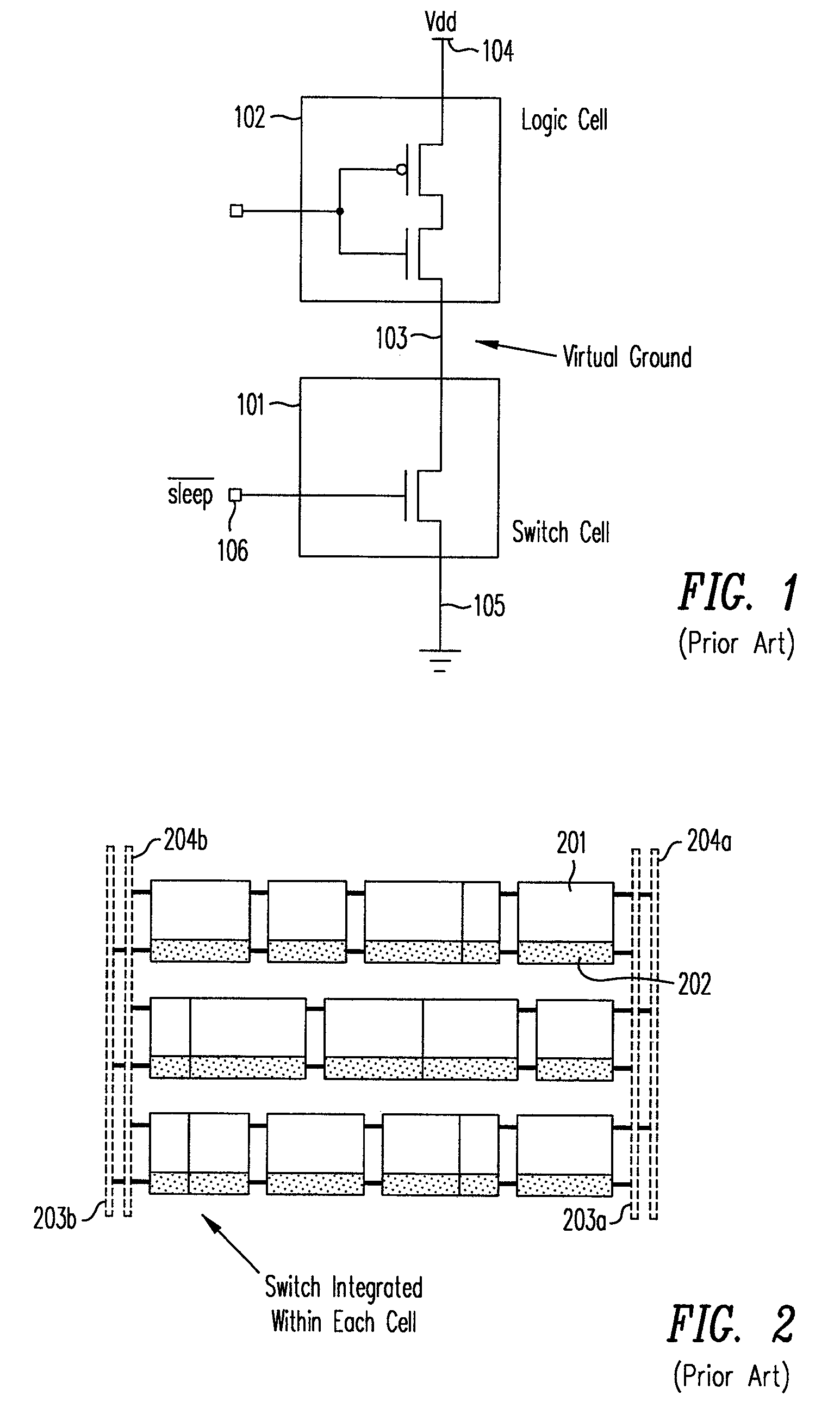Design method and architecture for power gate switch placement