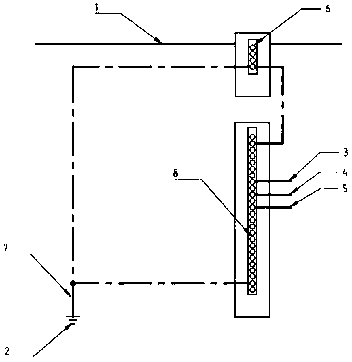 An electrical safety system for buildings with the function of removing impurities