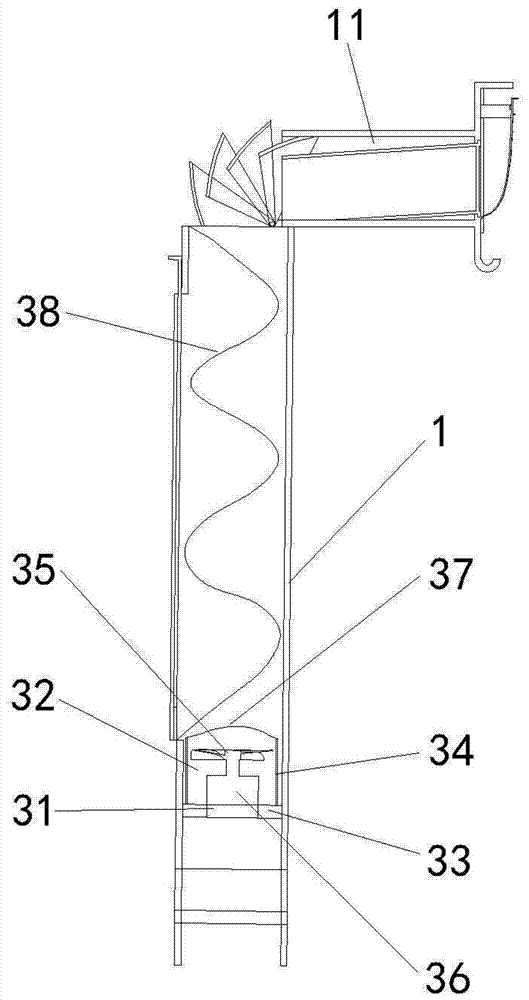 A range hood smoking channel