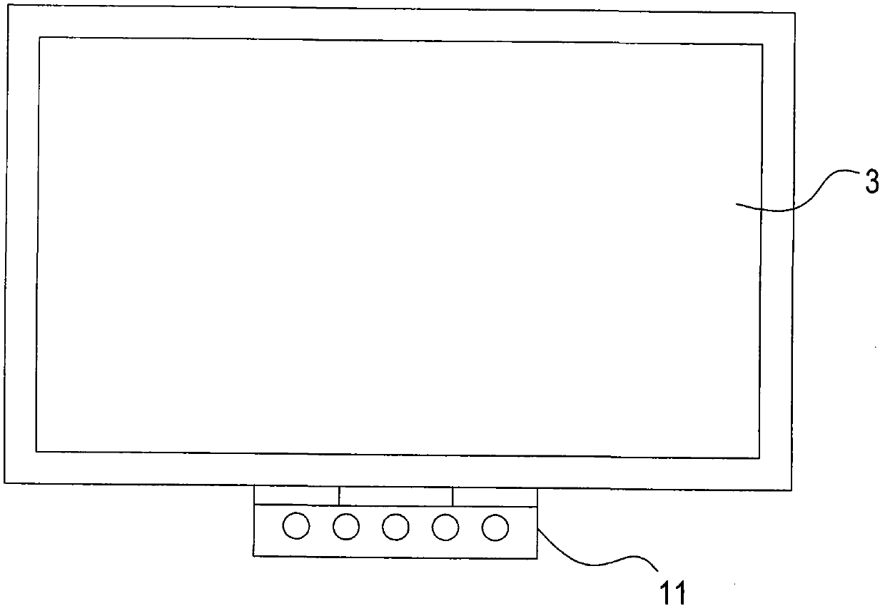 Sound box base device for display