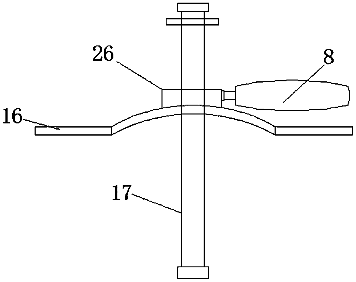 Hydrops drainage device for cardiovascular medicine department