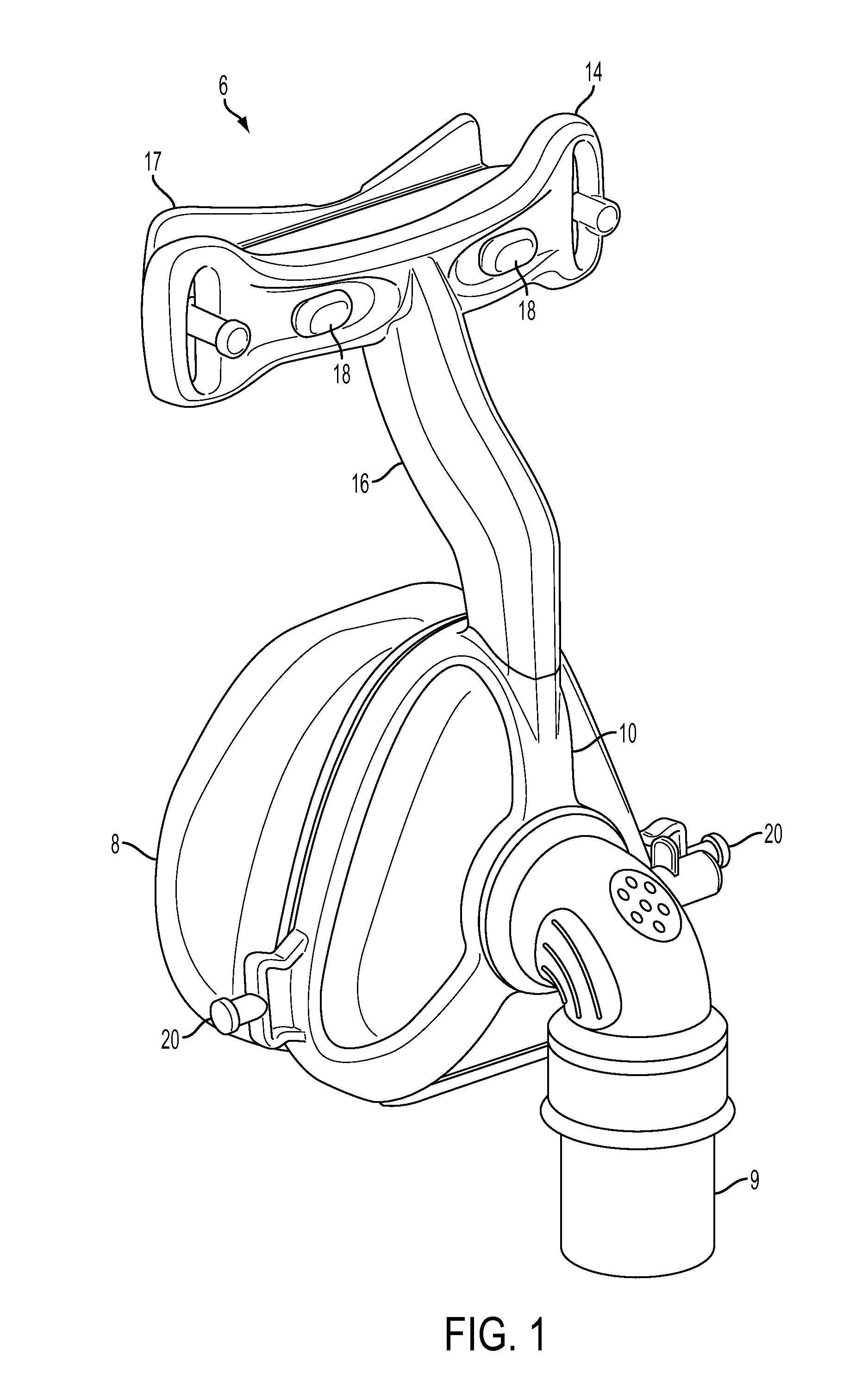 Cpap mask frame