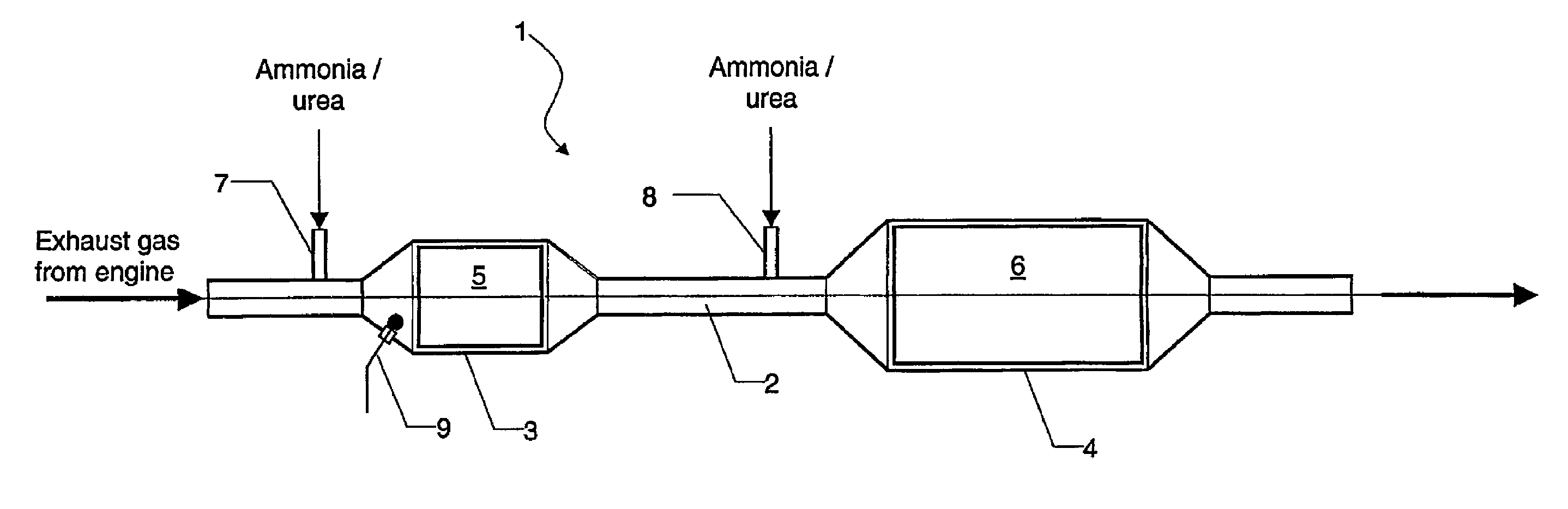 Method of removing nitrogen oxides from the exhaust gas of a lean-burn internal combustion engine and exhaust-gas purification system therefor