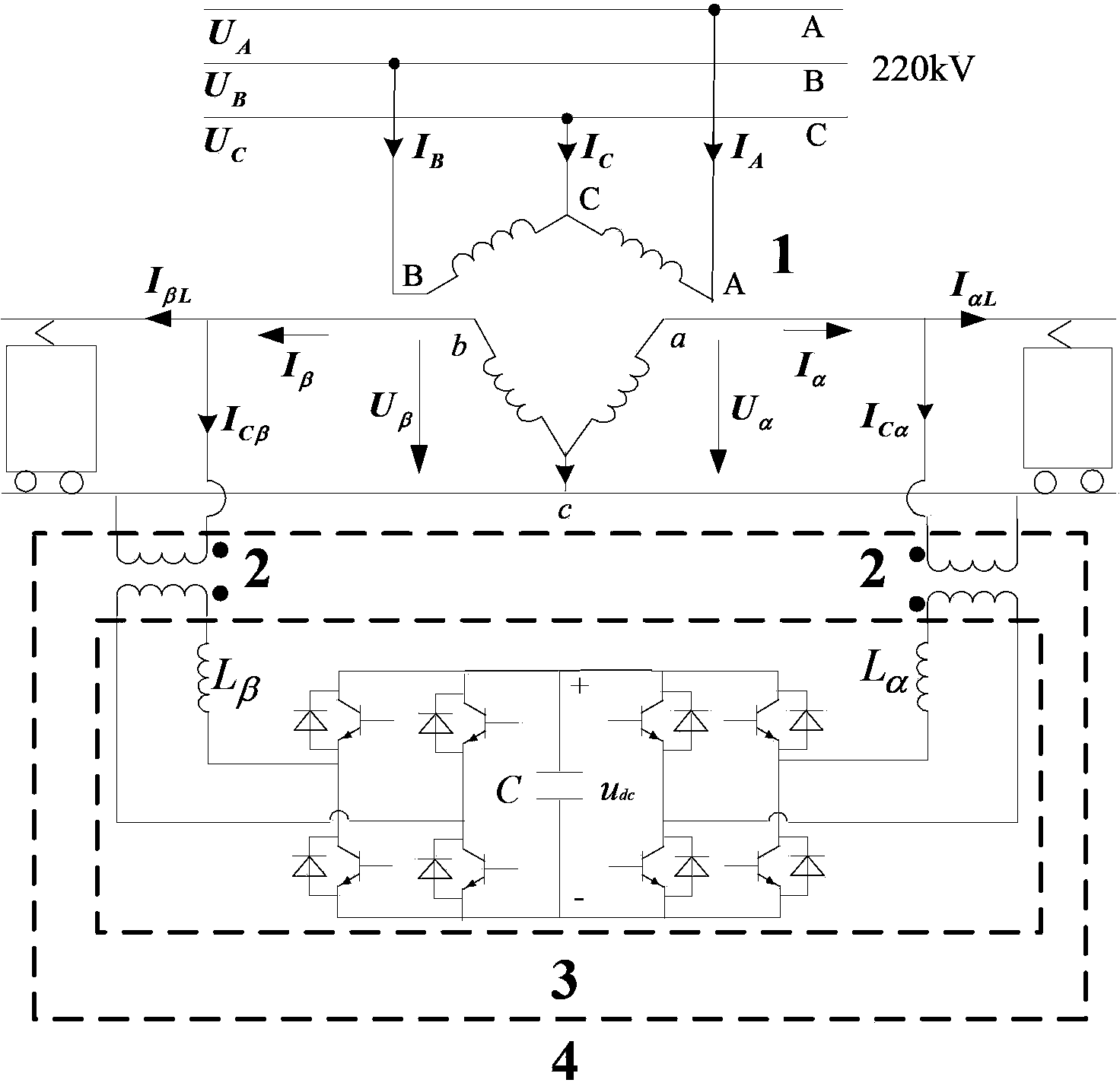 A DC side voltage ripple control method for railway power conditioner