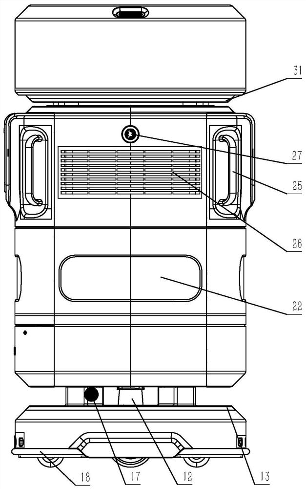 Full-automatic disinfection robot