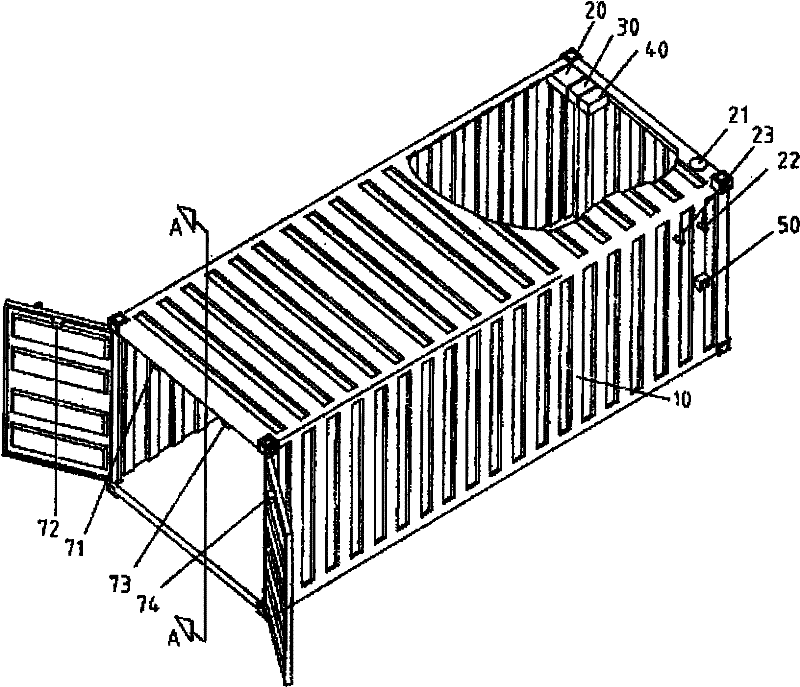 Security equipment and system of container