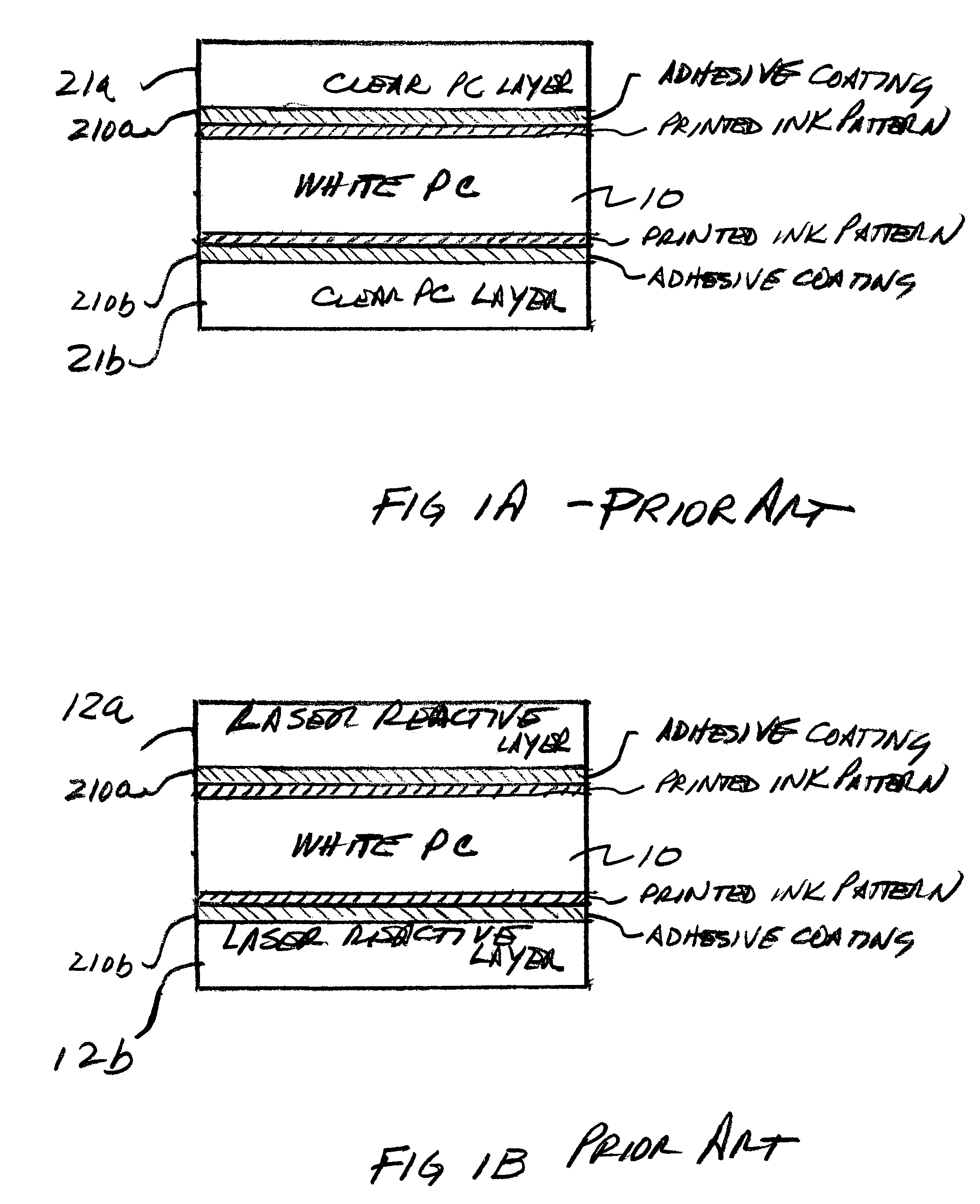 Laser markable secure documents