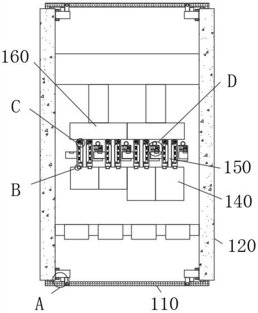 Electric power cabinet with protection mechanism