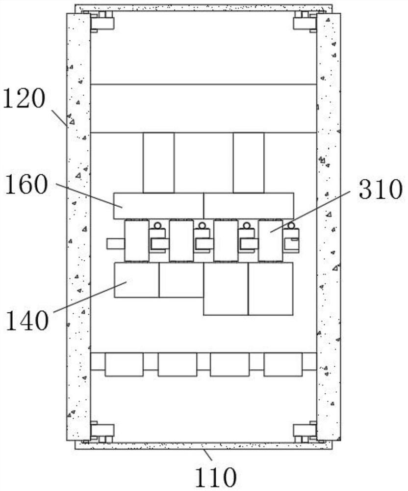 Electric power cabinet with protection mechanism