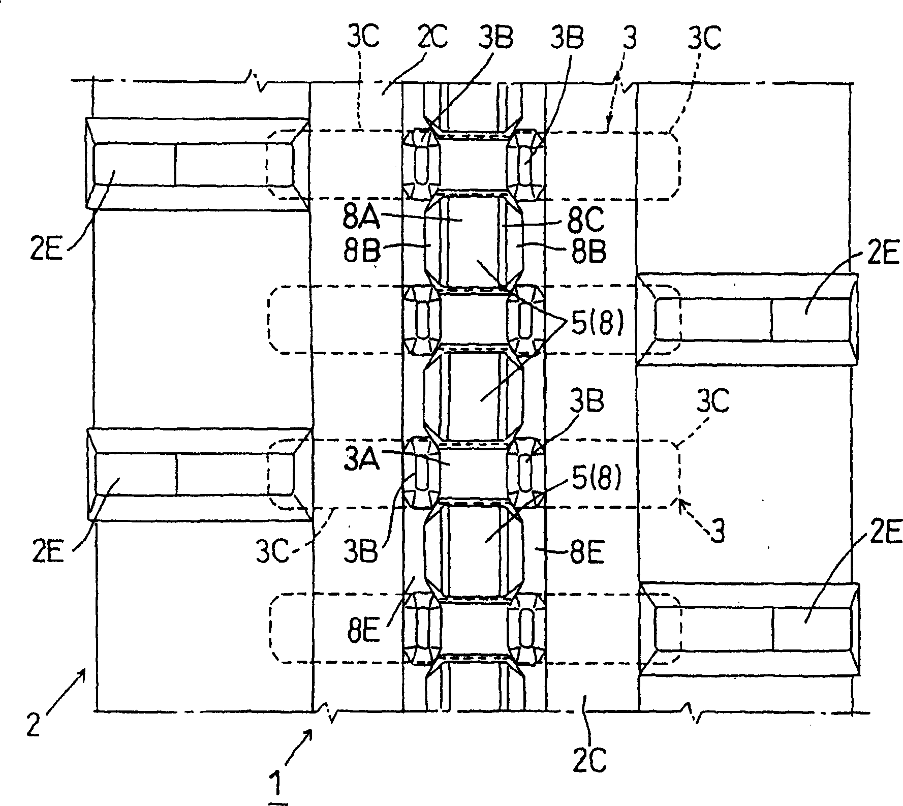 Rubber crawler belt