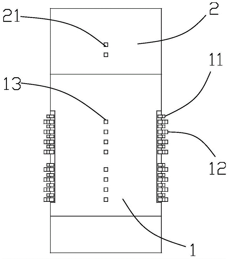 A boiler with controllable tangential combustion