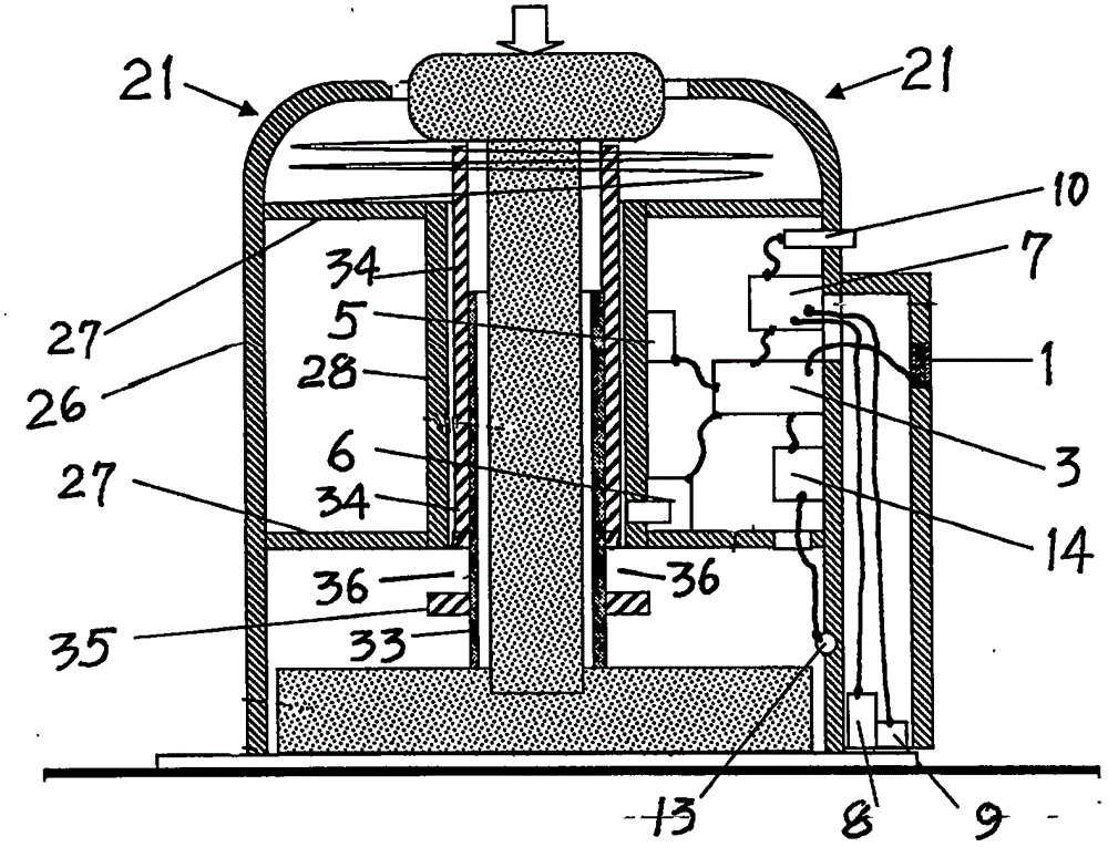 Device for controlling seal use and operation and control system